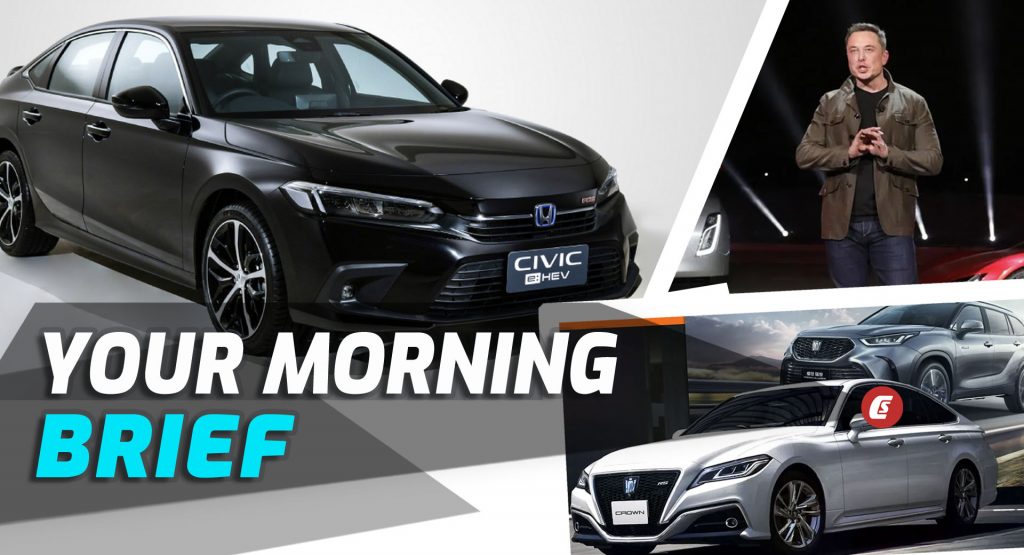 2023 Honda Civic Hybrid, Toyota Crown SUV In The Works, And Musk Vs Twitter: Your Morning Brief