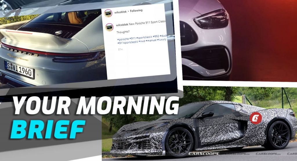  2024 Chevrolet Corvette Hybrid, 2023 Porsche 911 Sport Classic, And 2023 Mercedes-AMG C43: Your Morning Brief