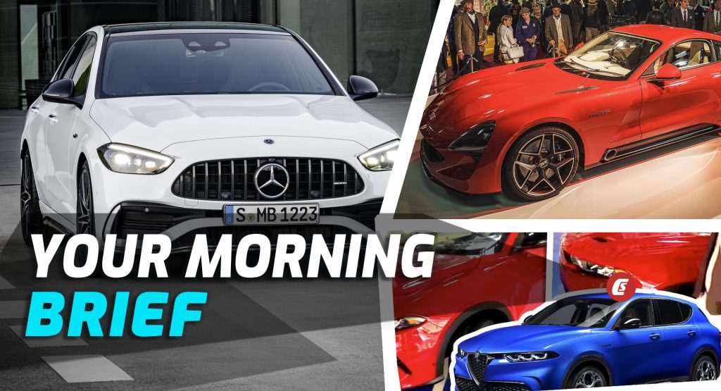  2023 Mercedes-AMG C43, 2023 Dodge Hornet Plug-In Hybrid, And 2024 TVR Griffith EV: Your Morning Brief