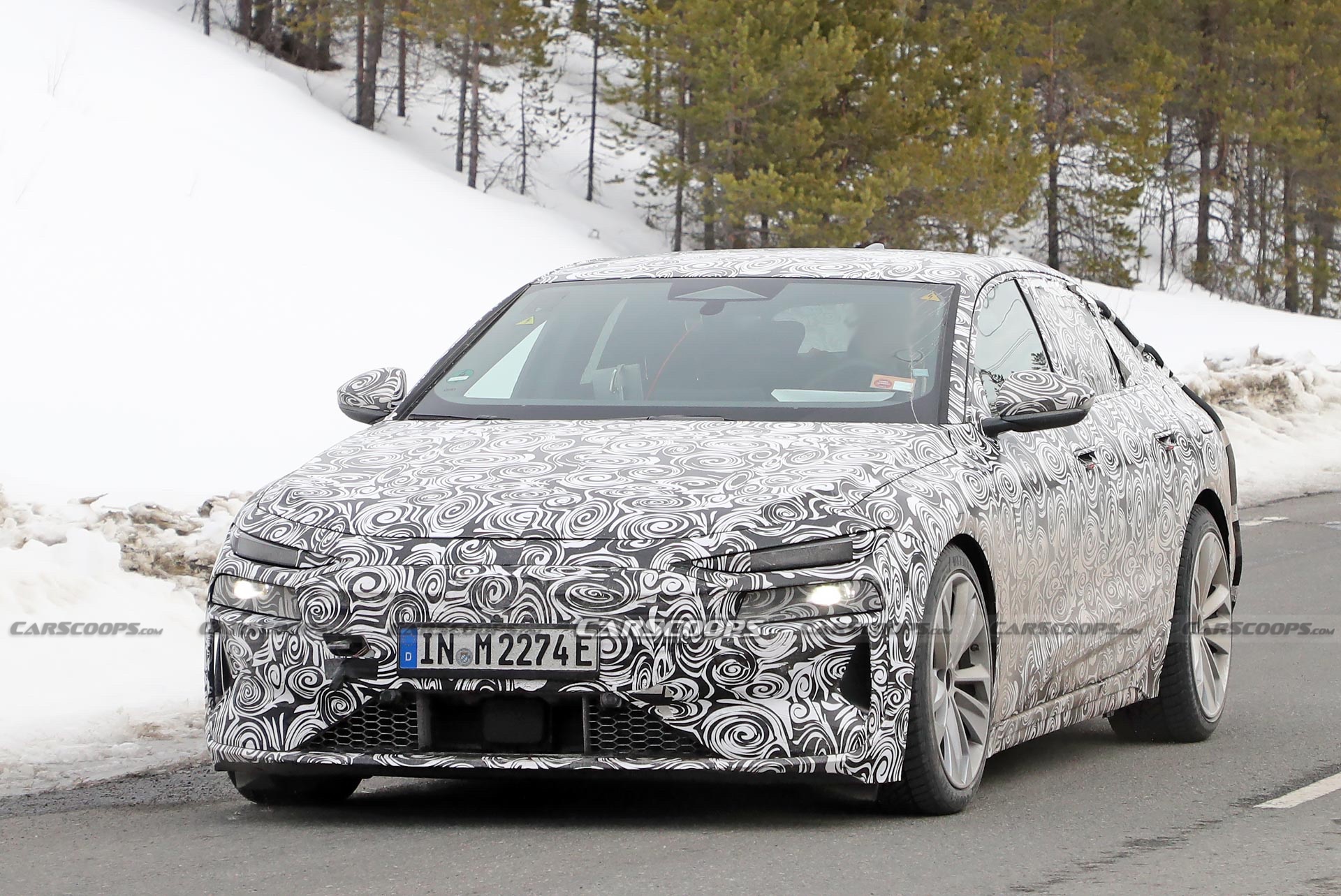 Is Your Opinion Split Over The 2024 Audi A6 E-Tron’s Split Headlights?