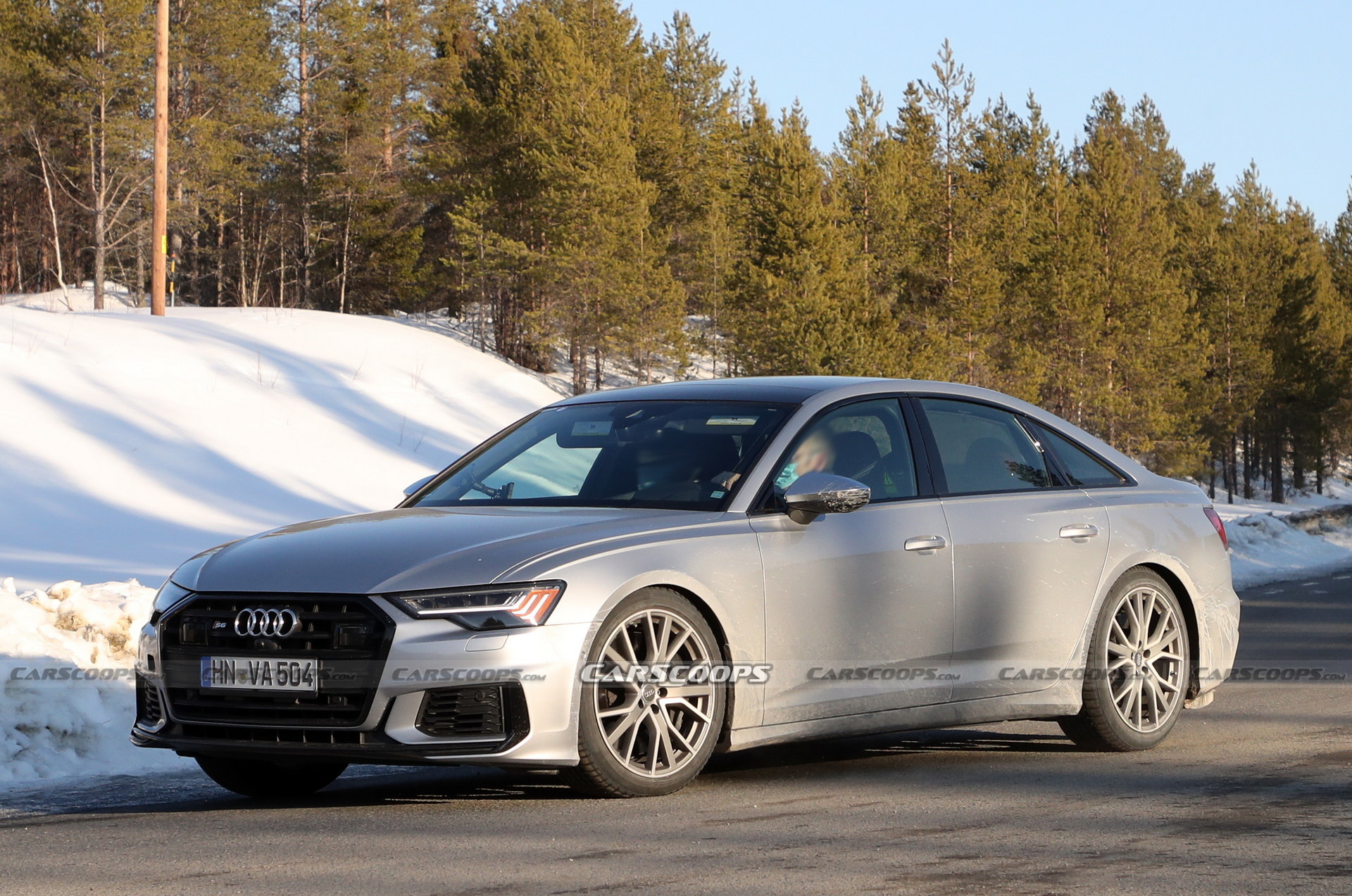 Mysterious Audi S6 Mule Spied With Loud (And Ugly) Exhausts