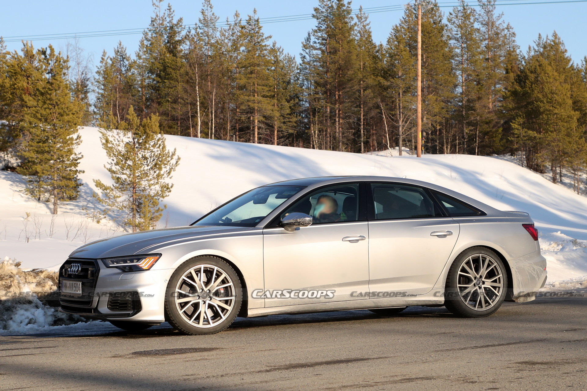 Mysterious Audi S6 Mule Spied With Loud (And Ugly) Exhausts