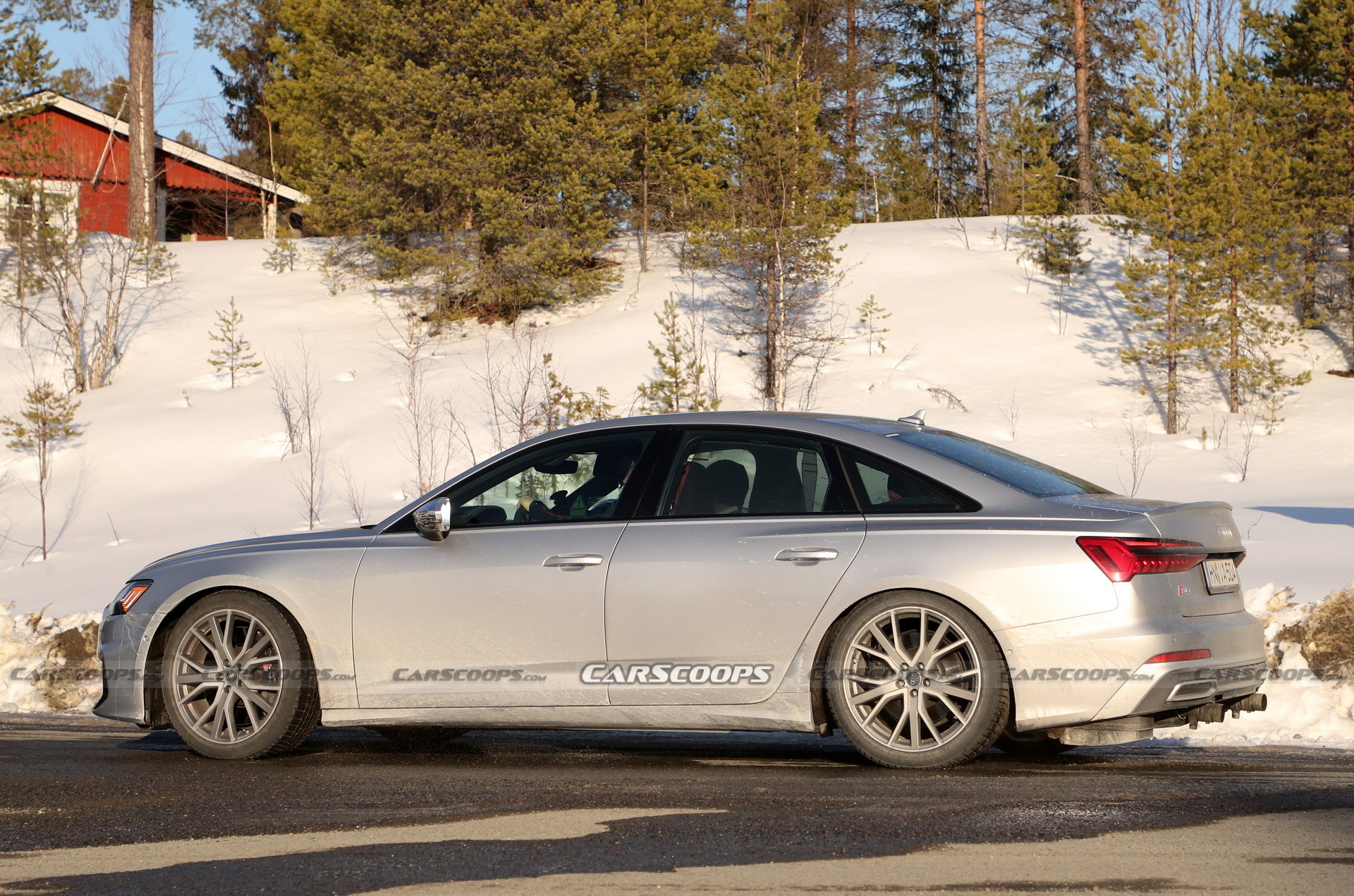 Mysterious Audi S6 Mule Spied With Loud (And Ugly) Exhausts