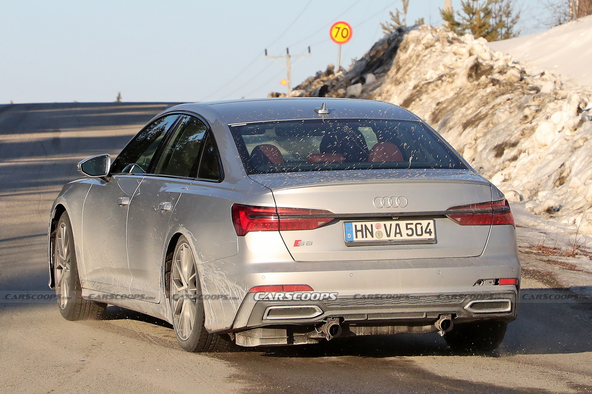 Mysterious Audi S6 Mule Spied With Loud (And Ugly) Exhausts