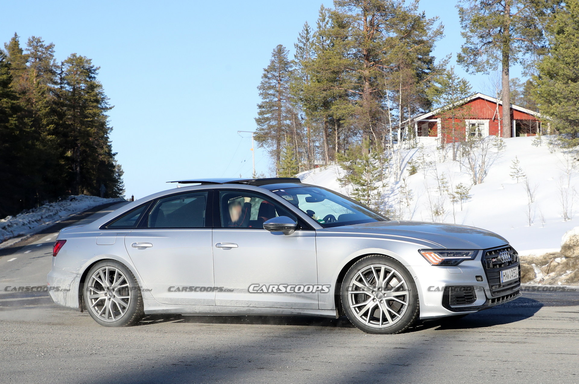 Mysterious Audi S6 Mule Spied With Loud (And Ugly) Exhausts