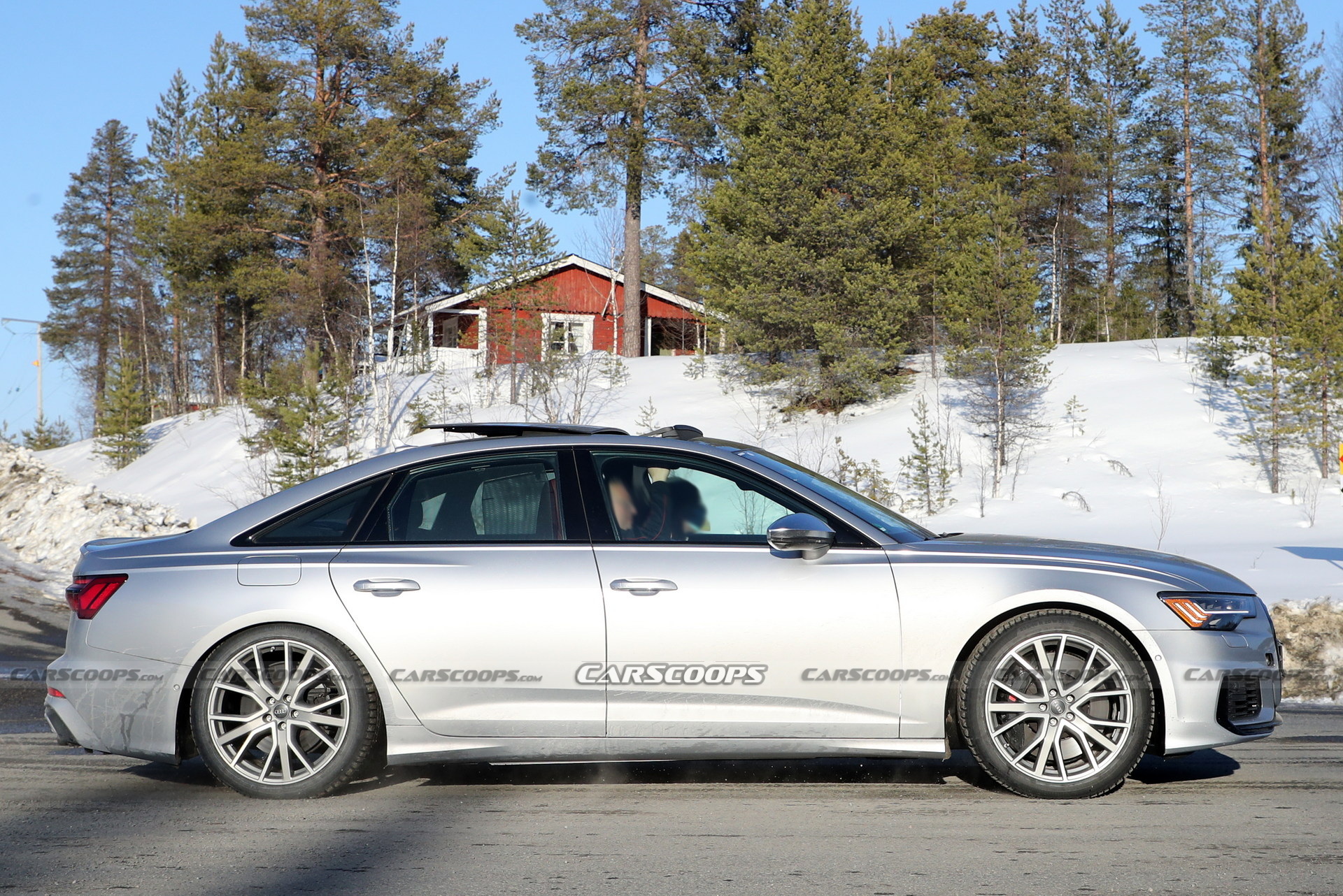 Mysterious Audi S6 Mule Spied With Loud (And Ugly) Exhausts