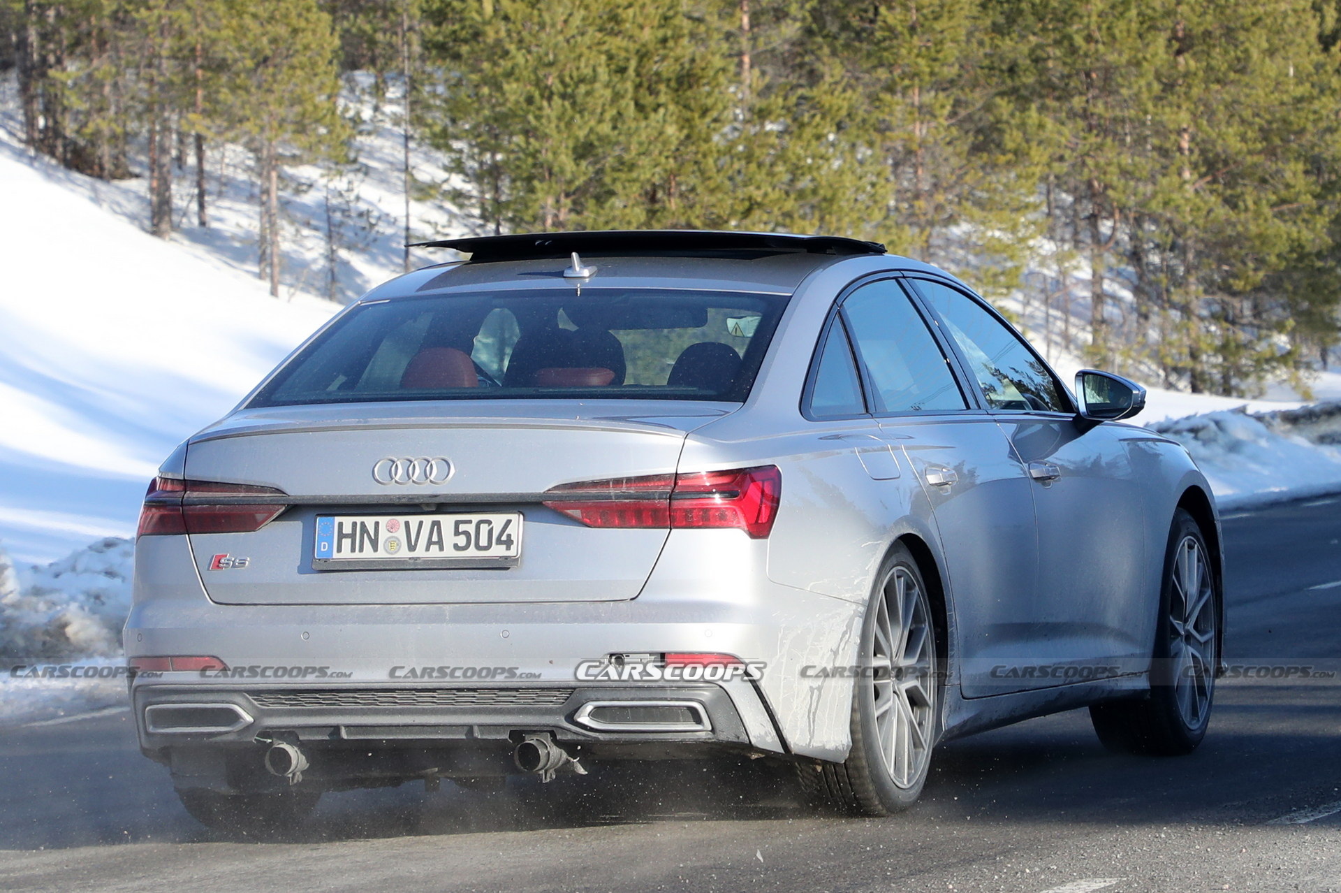 Mysterious Audi S6 Mule Spied With Loud (And Ugly) Exhausts