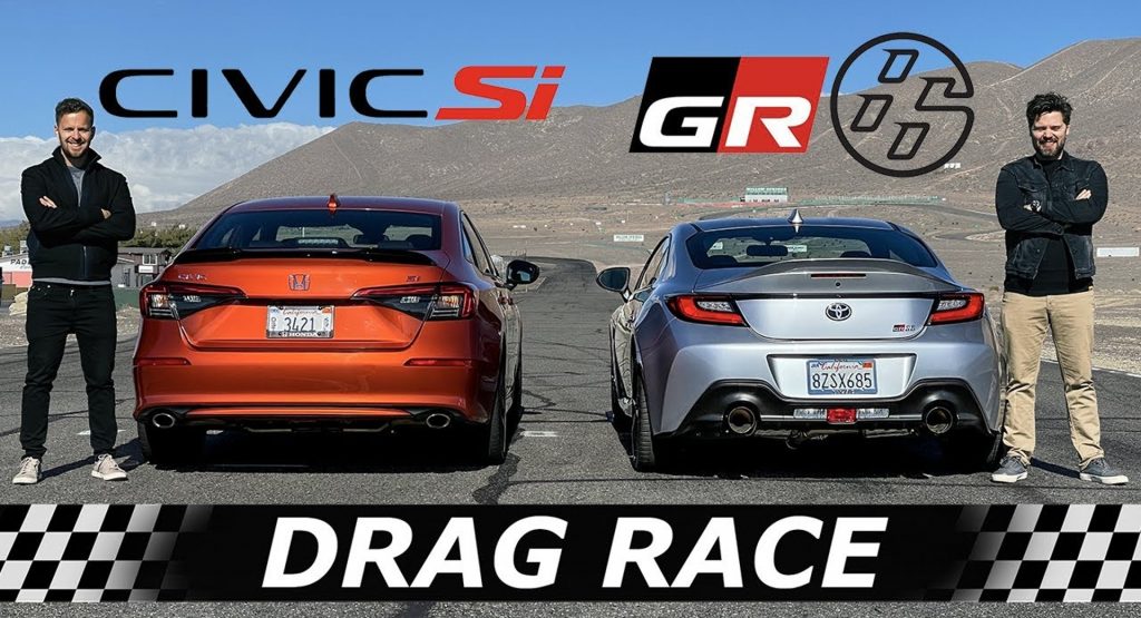  Honda Civic Si Goes Against The Toyota GR 86 In A Drag Race Like It’s 2001