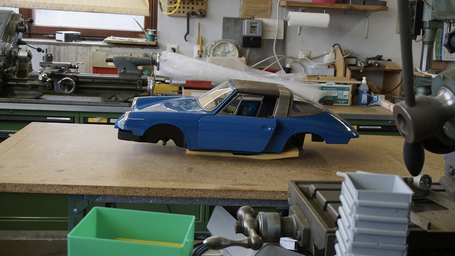 Hand-Built 1:5 Scale Porsche 911 Targa Made 50 Years Ago Is Exquisitely Detailed