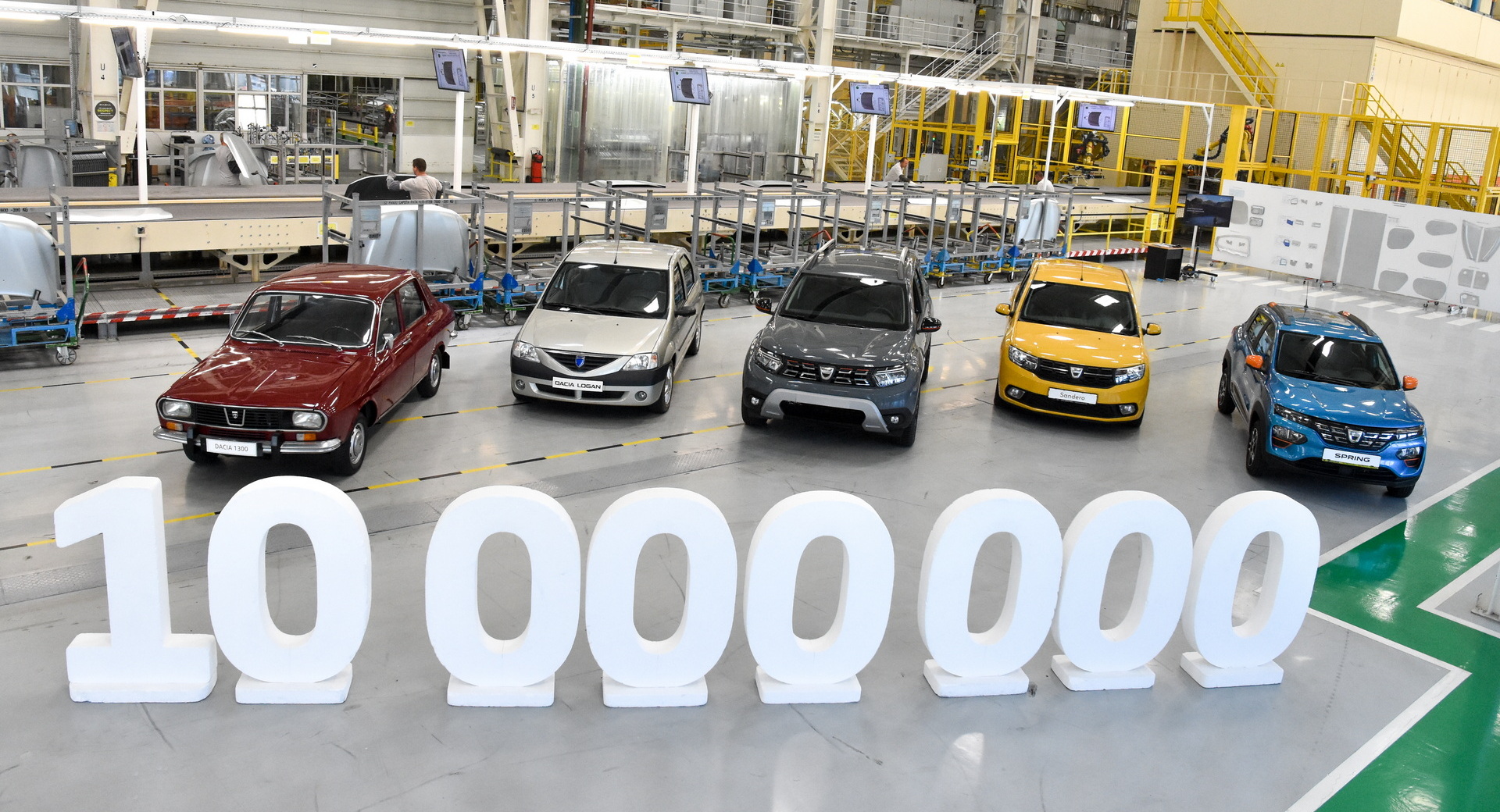 Dacia Builds Its 10 Millionth Car After Half A Century