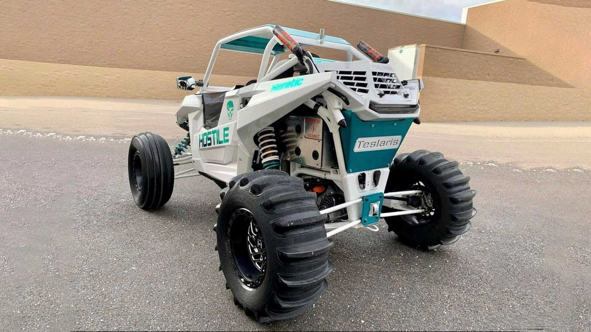 A Tesla-Powered Polaris RZR With Over 300 HP Sounds Like An Absolute Blast