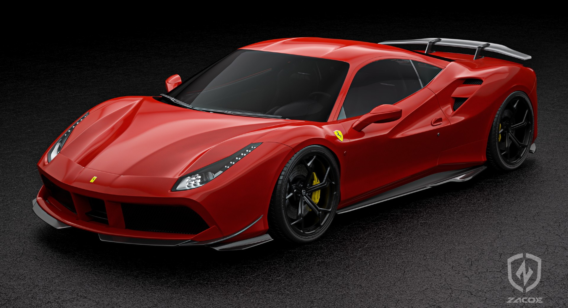 たいやき Taiwanese Tuner Zacoe Transforms The Ferrari 488 GTB Into A