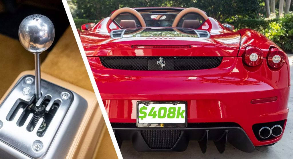  Manual Ferrari Values Shift Up A Gear As Six-Speed F430 Spider Sells For Shocking $408,000