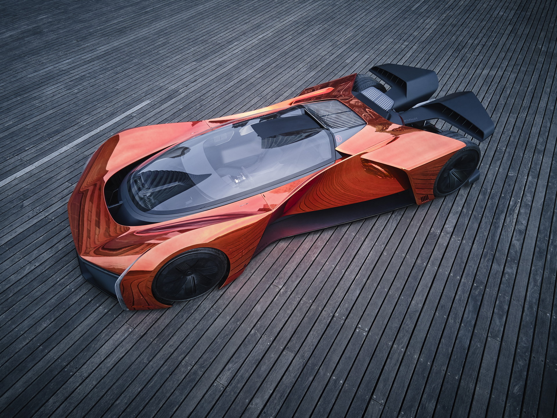 Team Fordzilla P1 Gets A New Lick Of Reflective Orange Paint