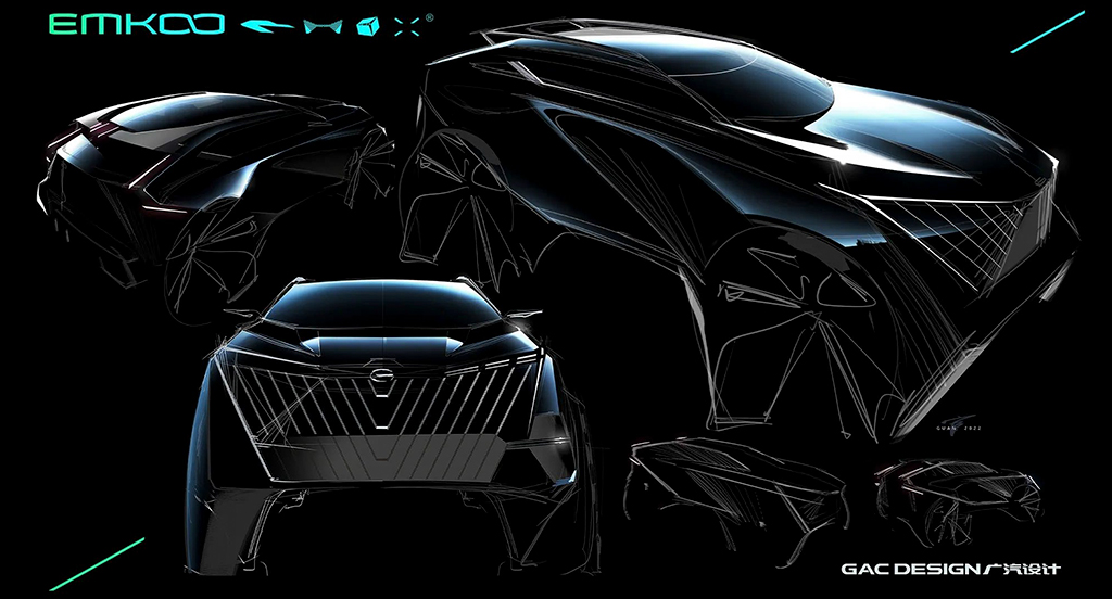 GAC Trumpchi’s Production Emkoo Has A Striking Face And Hybrid Power