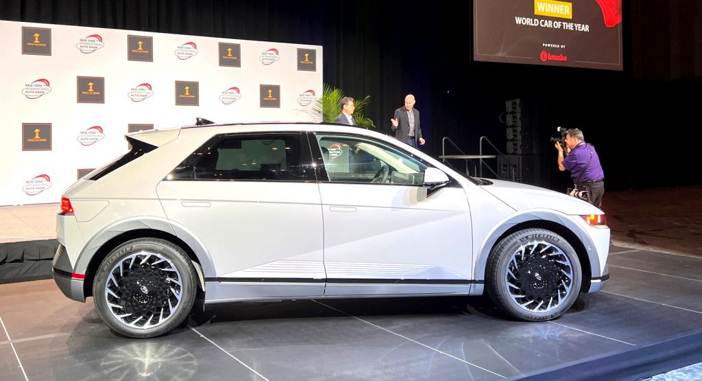  Hyundai Ioniq 5 Named 2022 World Car Of The Year And World Electric Vehicle