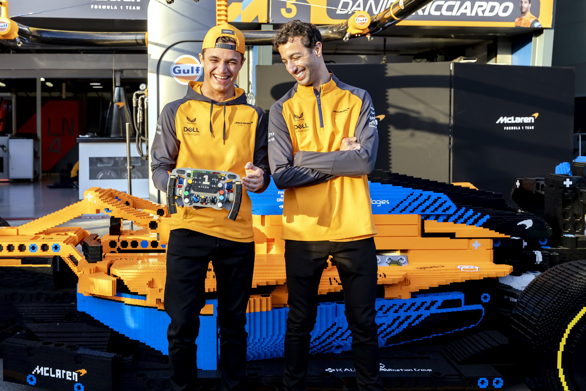 LEGO Brought A Life-Size Version Of Their McLaren F1 Race Car Model To The Australian GP