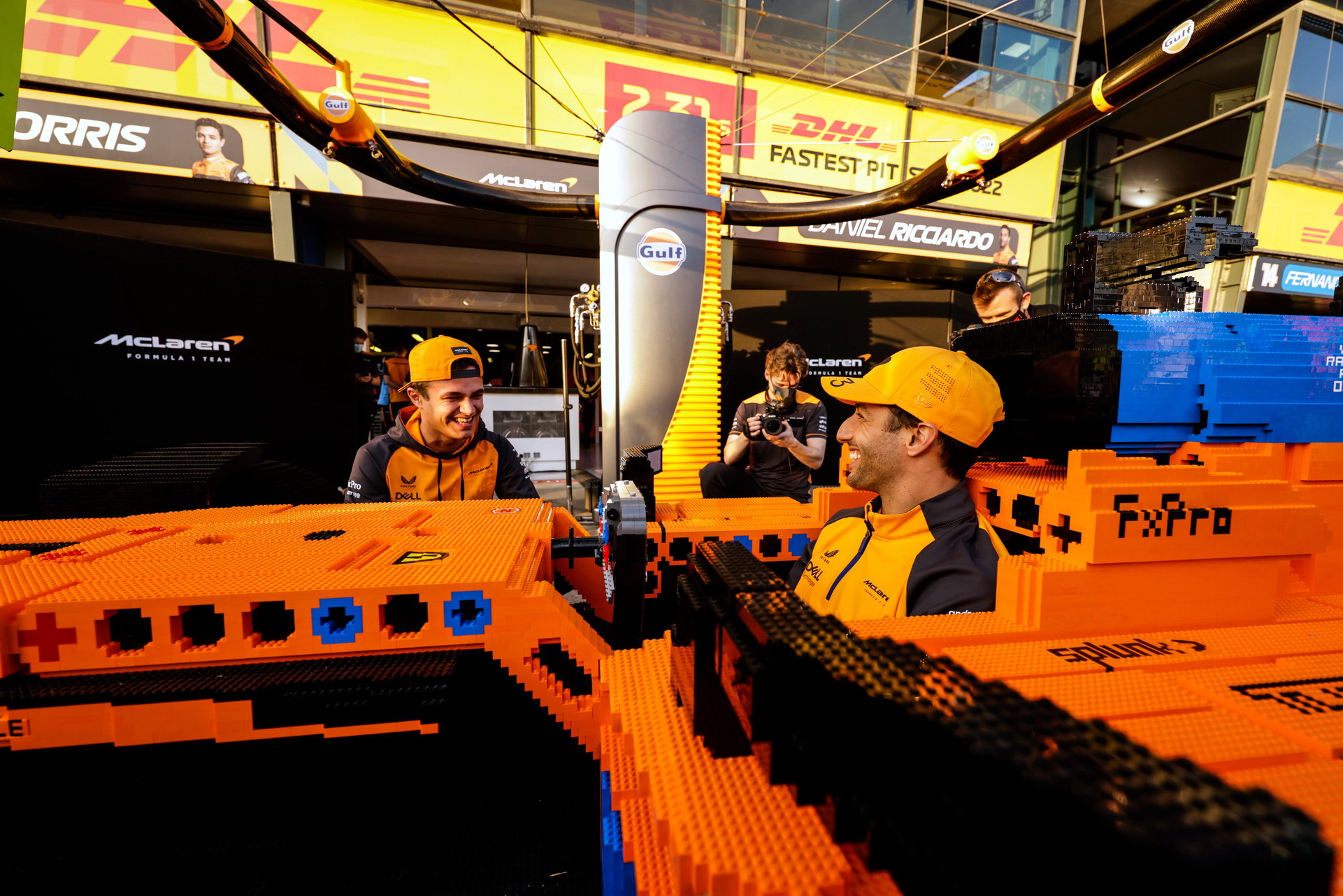 LEGO Brought A Life-Size Version Of Their McLaren F1 Race Car Model To The Australian GP