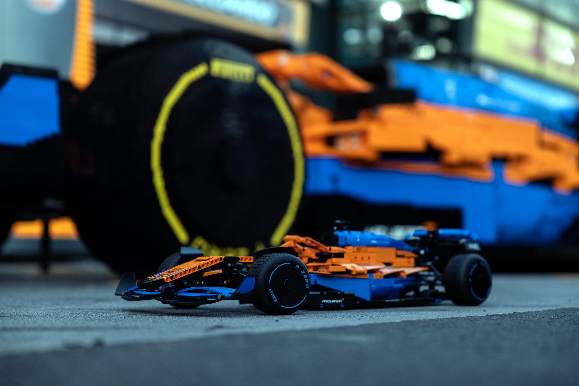 LEGO Brought A Life-Size Version Of Their McLaren F1 Race Car Model To The Australian GP