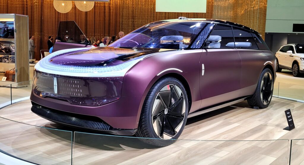  New Lincoln Star Electric SUV Concept Debuts In Detroit With A New Lick Of Purple Paint