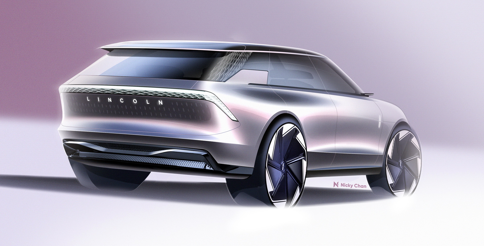 New Lincoln Star Electric SUV Concept Debuts In Detroit With A New Lick Of Purple Paint
