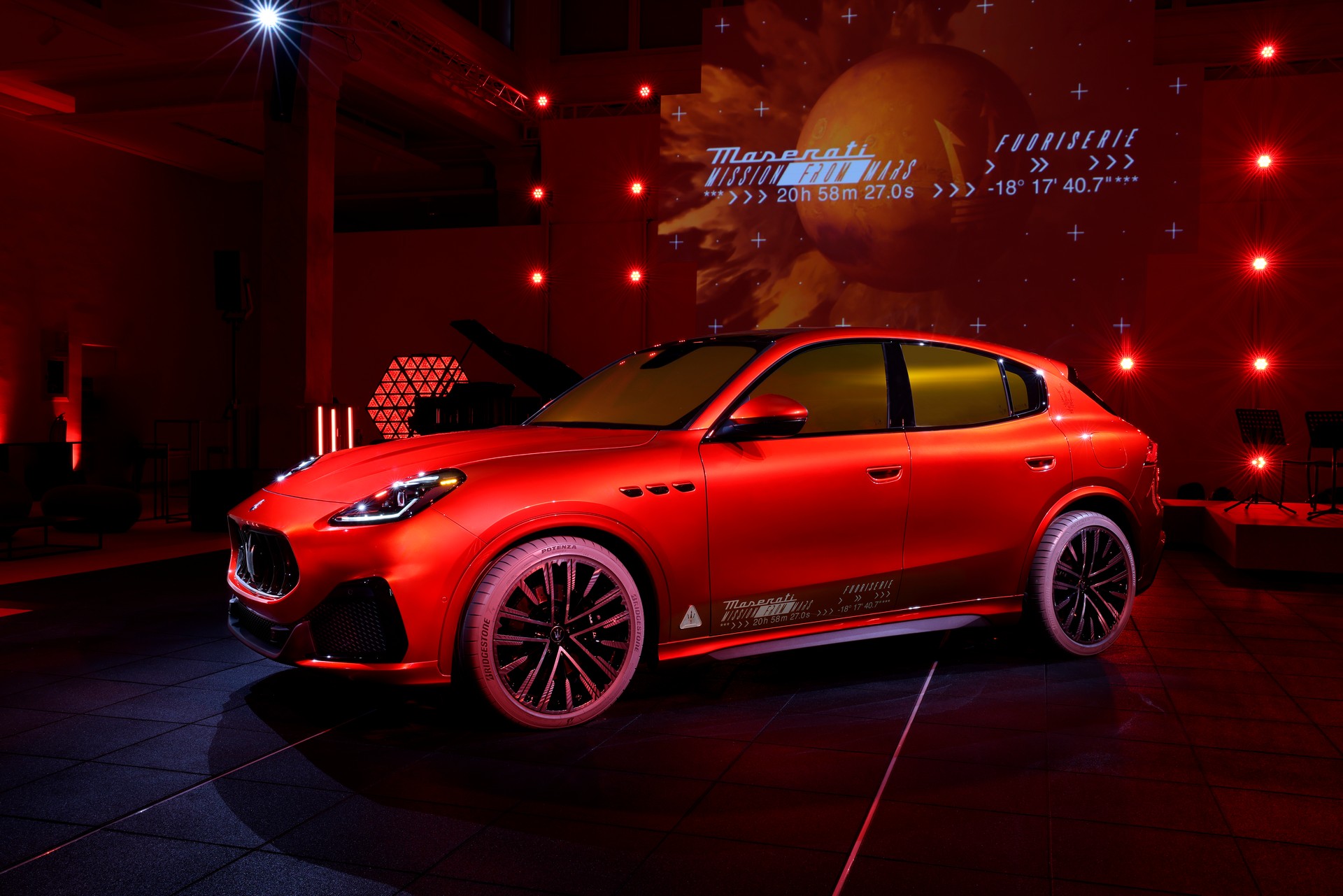 One-Off Maserati Grecale Has Orange Paint Inspired By Mars