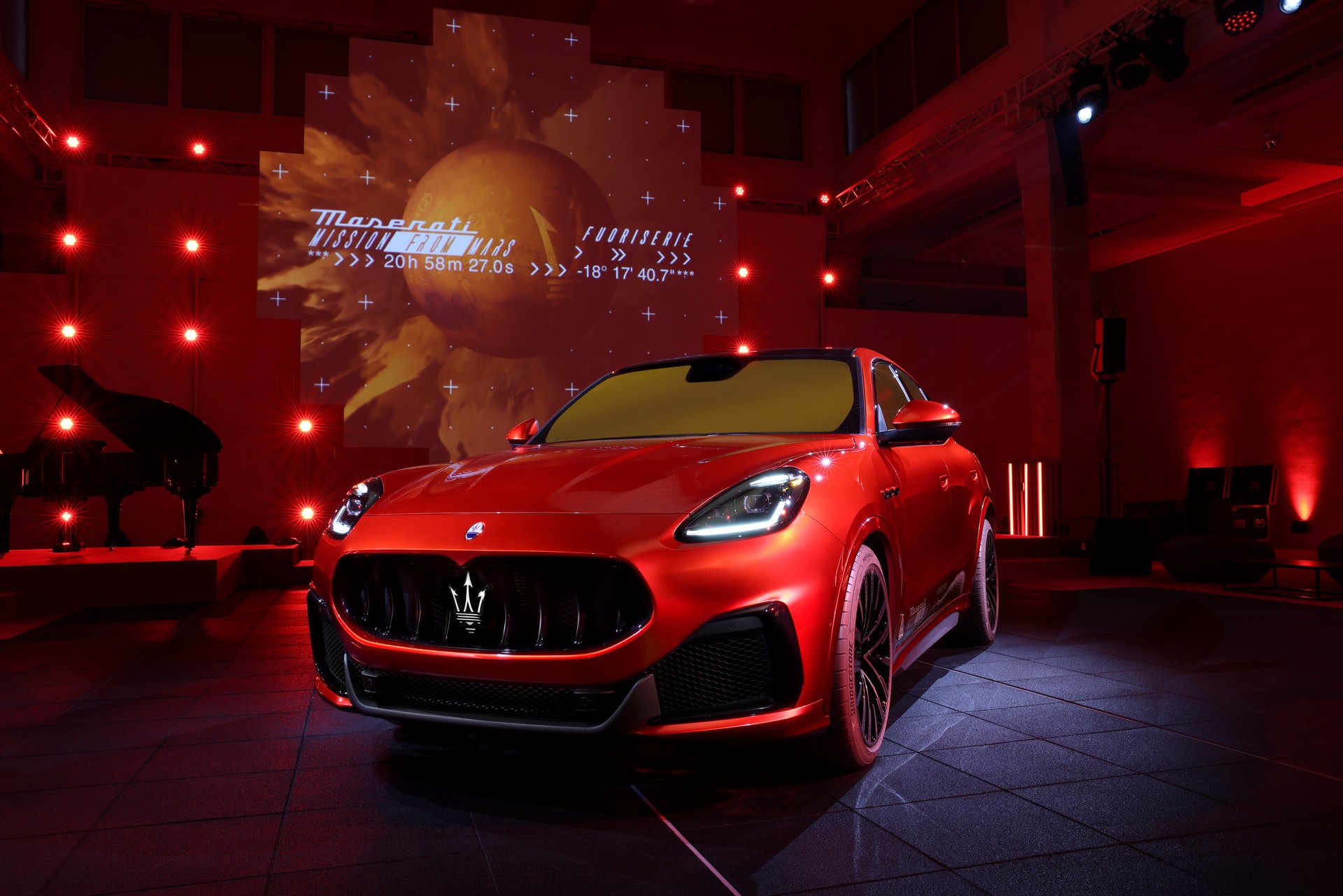 One-Off Maserati Grecale Has Orange Paint Inspired By Mars