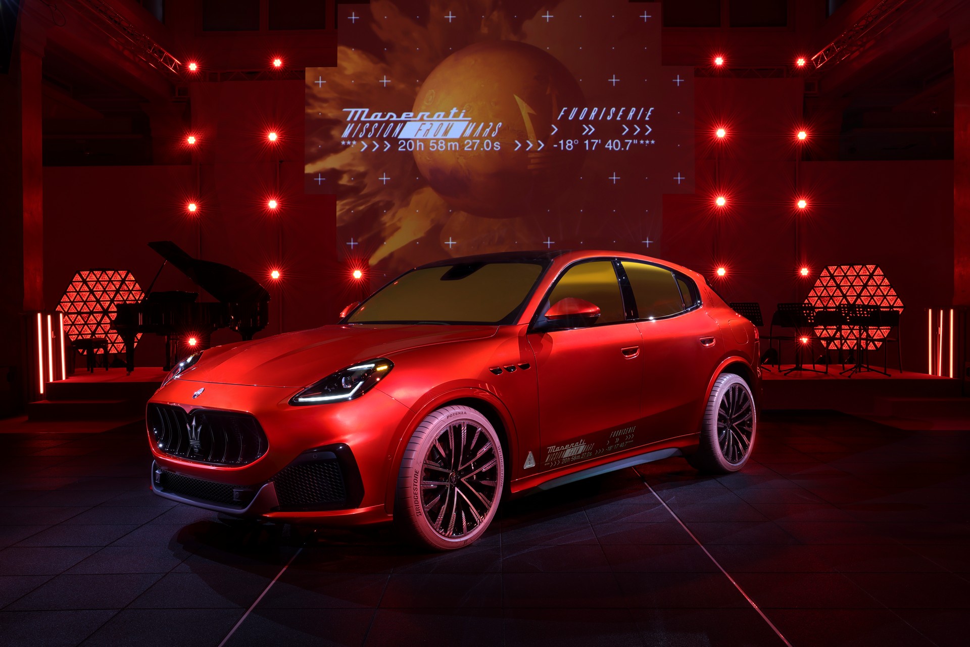 One-Off Maserati Grecale Has Orange Paint Inspired By Mars