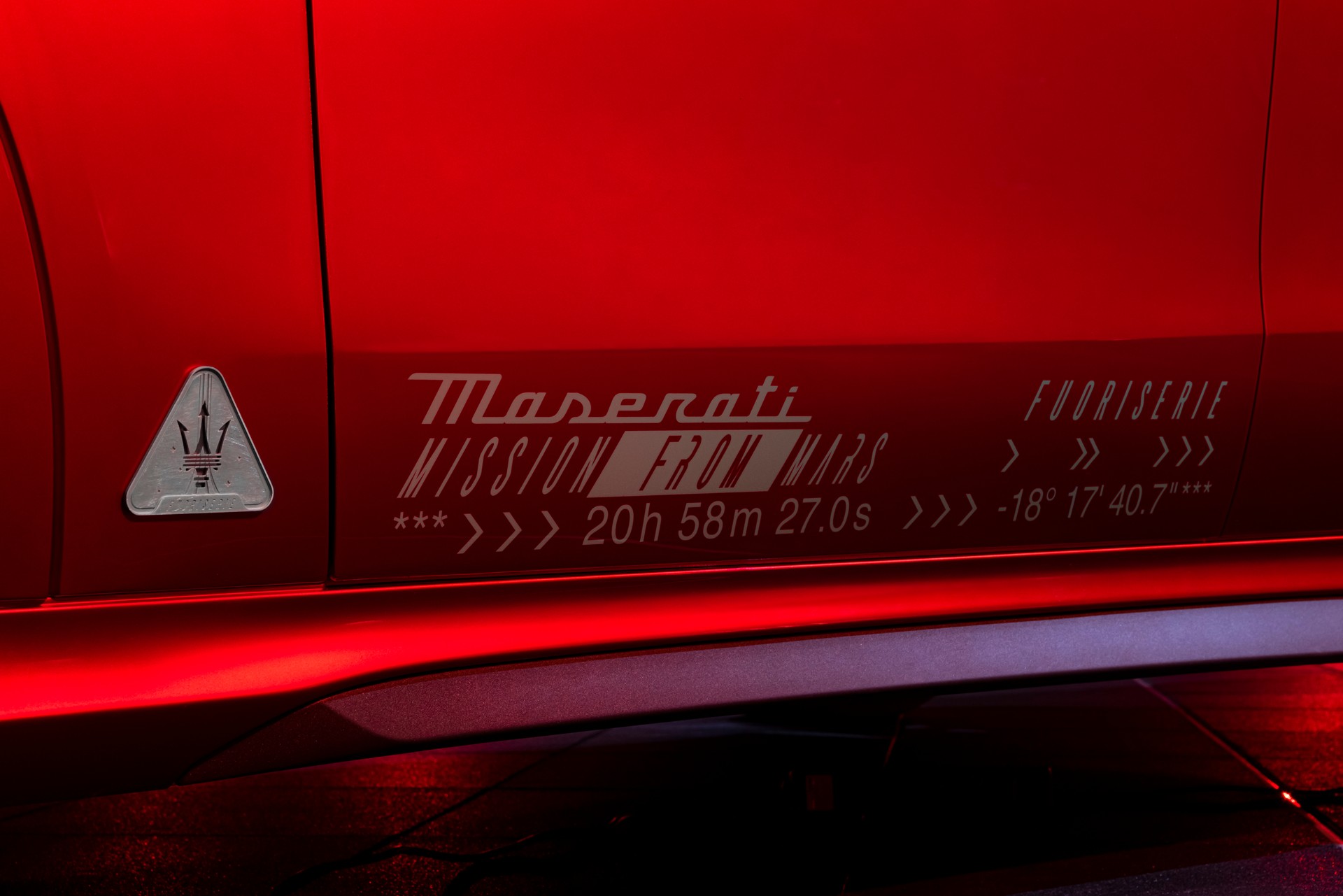 One-Off Maserati Grecale Has Orange Paint Inspired By Mars