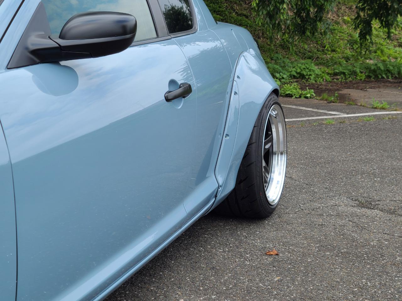 Mazda RX-8 Gets A Reverse Restomod With A ’70s Savannah RX-3 Facelift