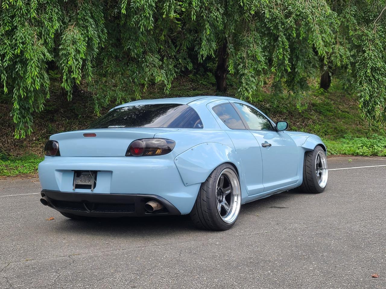 Mazda RX-8 Gets A Reverse Restomod With A ’70s Savannah RX-3 Facelift