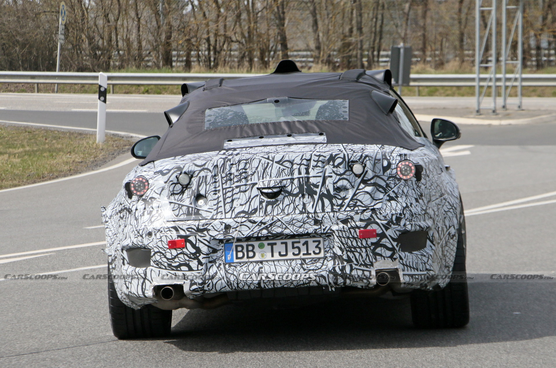 2023 Mercedes-AMG CLE Spied At The Nürburgring Showing Its Fast Bits