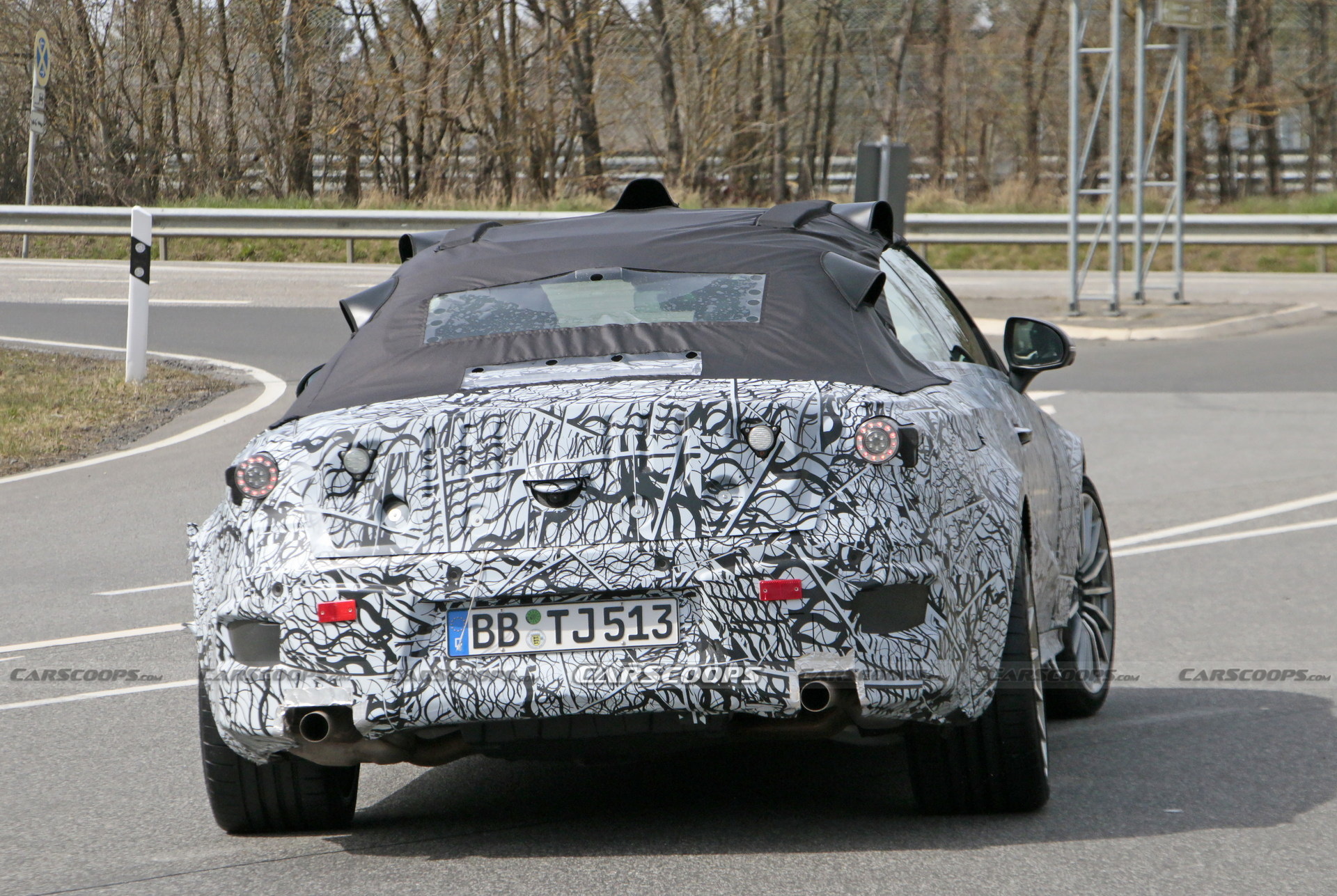 2023 Mercedes-AMG CLE Spied At The Nürburgring Showing Its Fast Bits