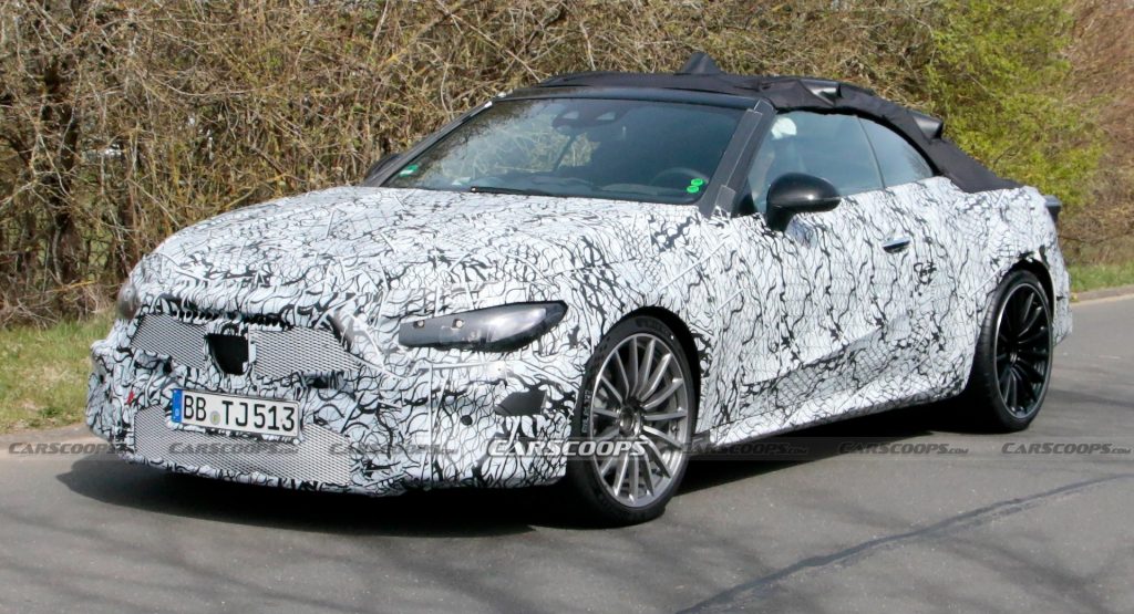 2023 Mercedes-AMG CLE Spied At The Nürburgring Showing Its Fast Bits