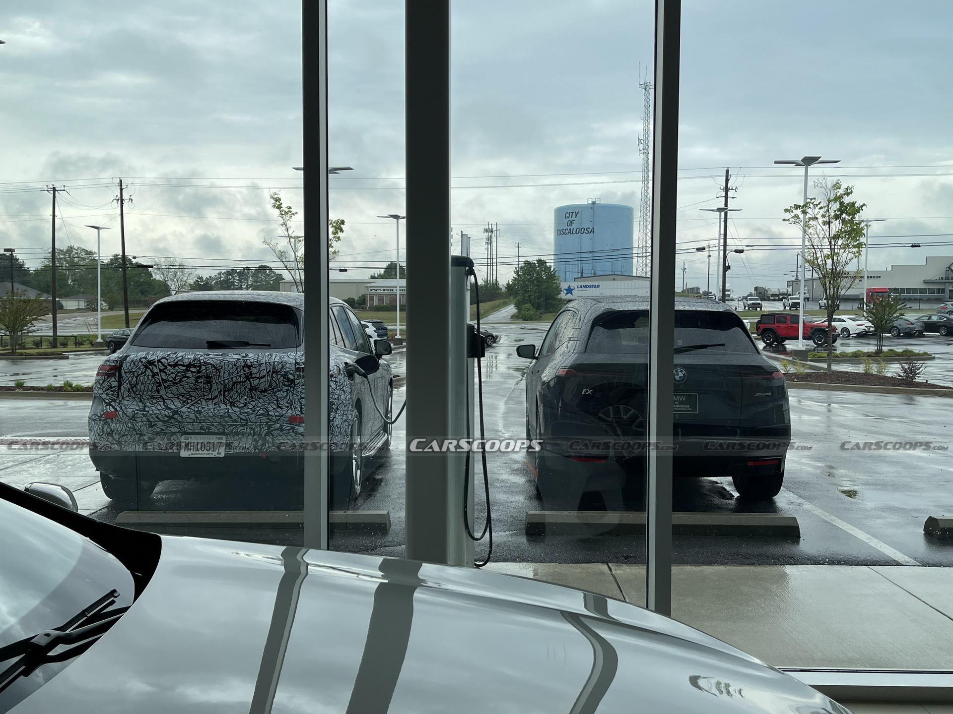 U Spy New Mercedes EQS Charging Next To BMW iX In America