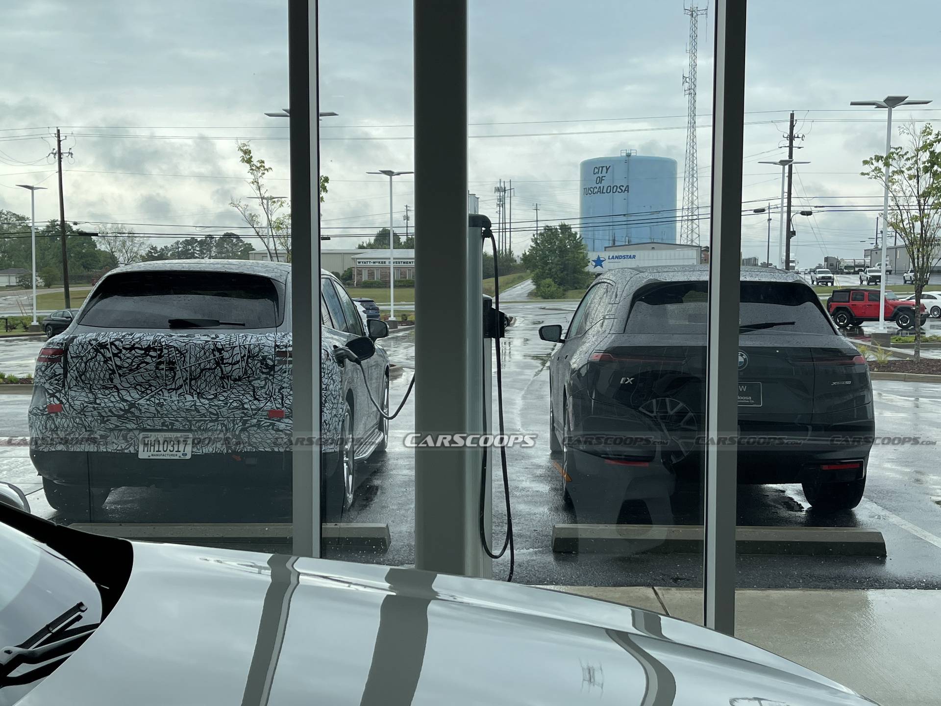 U Spy New Mercedes EQS Charging Next To BMW iX In America