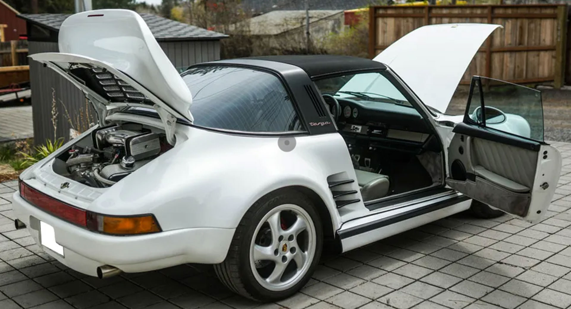 How Do You Feel About A 1973 Porsche 911 Targa That Ditched Its Flat-Six In Favor Of A Chevy V8?