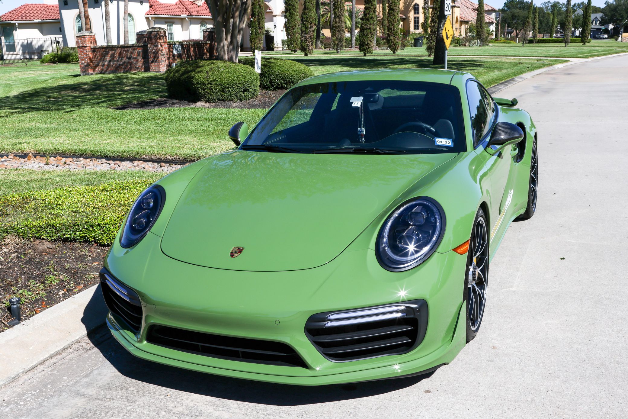 This Gorgeous Olive Green Porsche 911 Turbo S Just Sold For $205,000