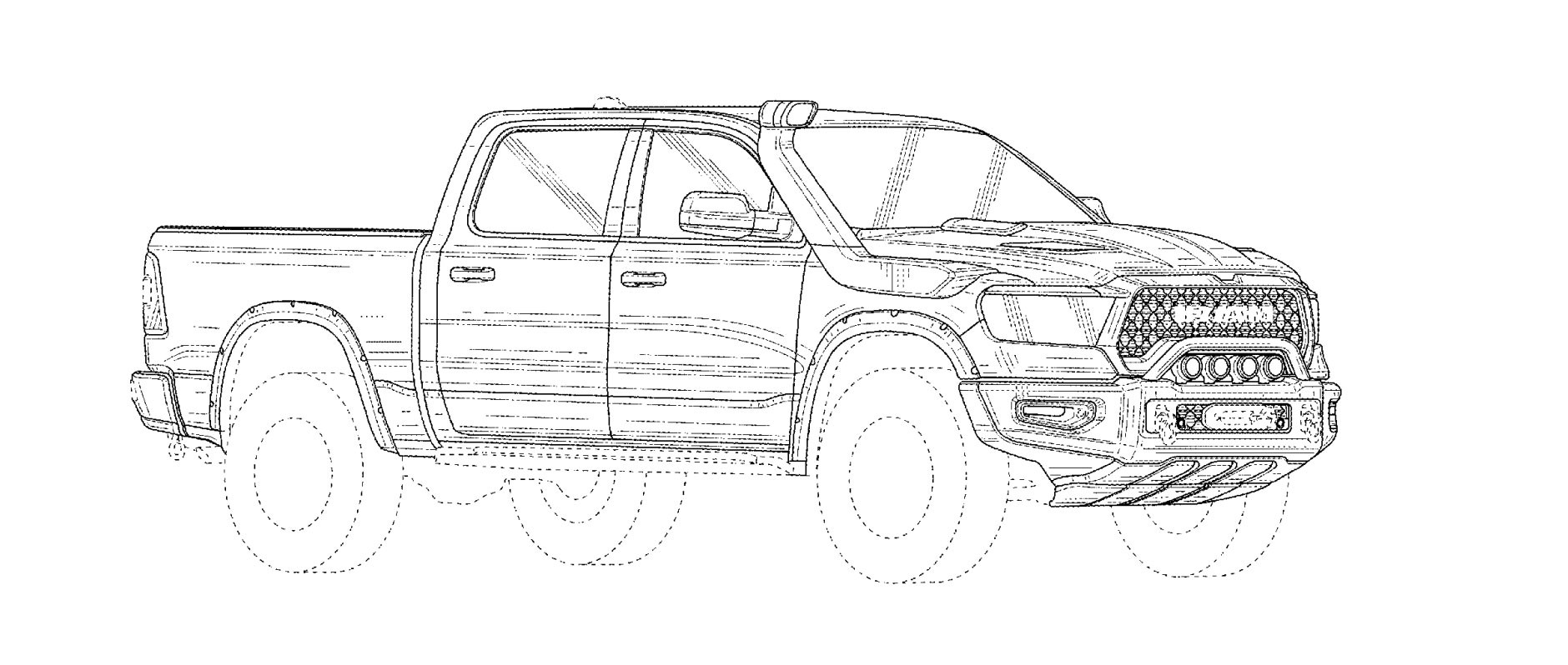 Ram Appears To Be Working On A Rugged Pickup Inspired By The Rebel OTG Concept