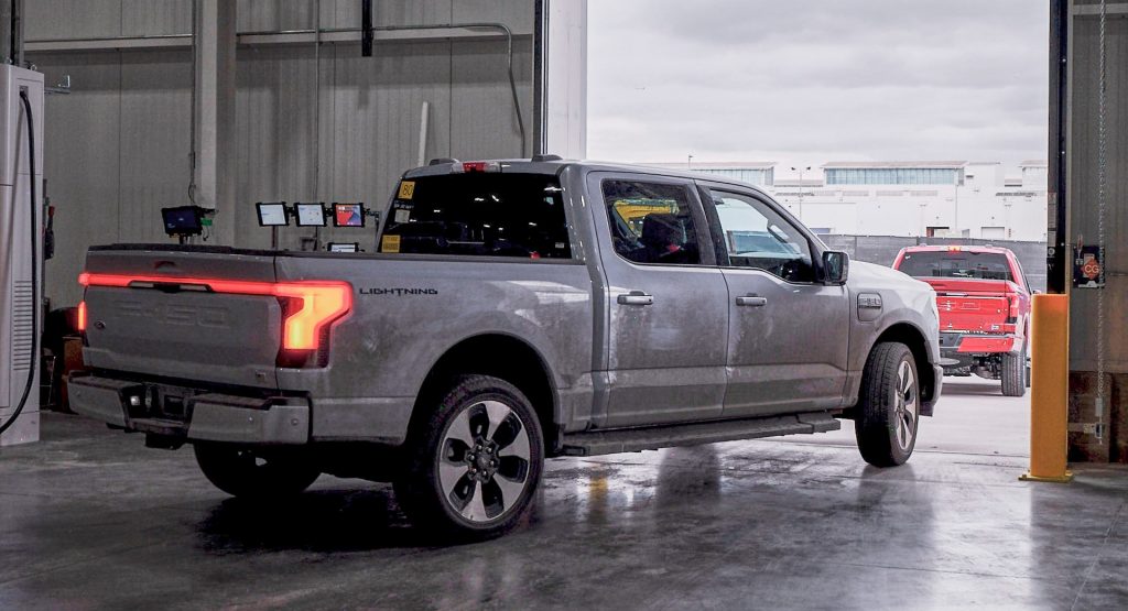  Ford Begins Production Of The F-150 Lightning At Historic Rouge Plant