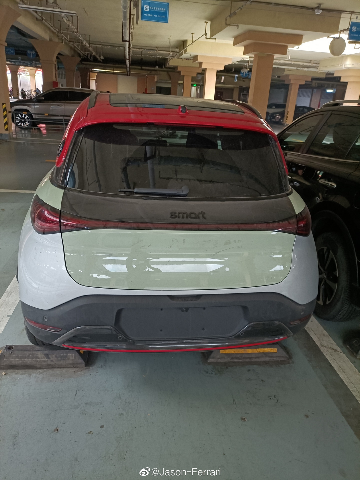 Undisguised Smart #1 Spied With Sports Kit Could Be A 400 HP Performance Variant