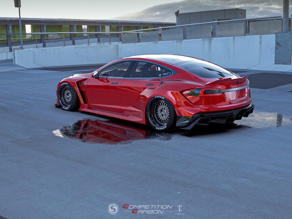 Tesla Model S Plaid Is No Longer A Sleeper With This New Widebody Kit