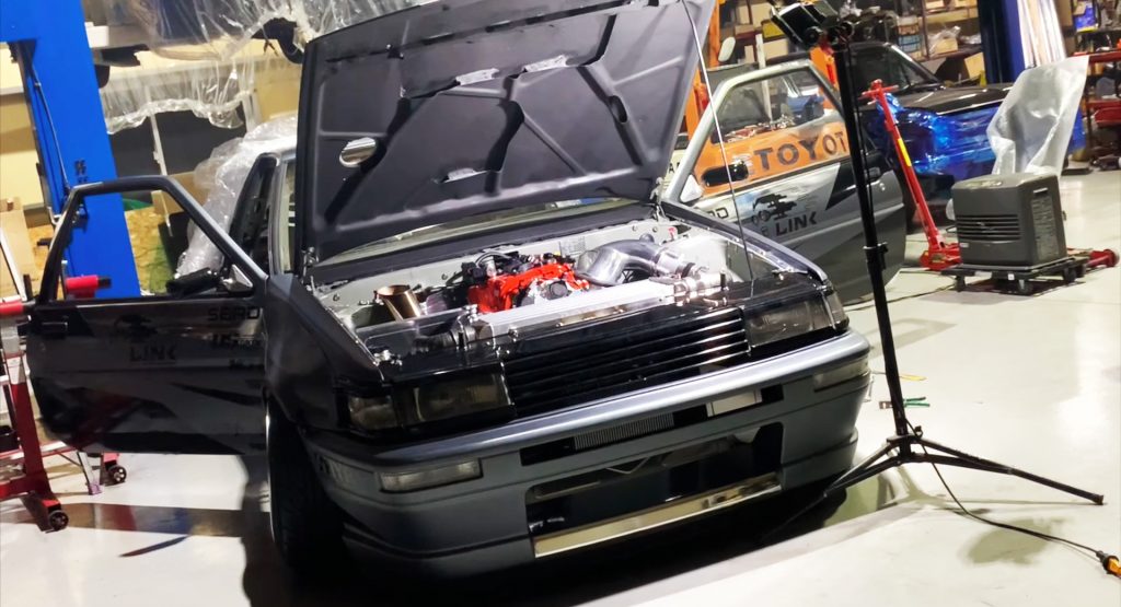  Japanese Tuner Drops GR Yaris Engine Into A Classic Toyota AE86