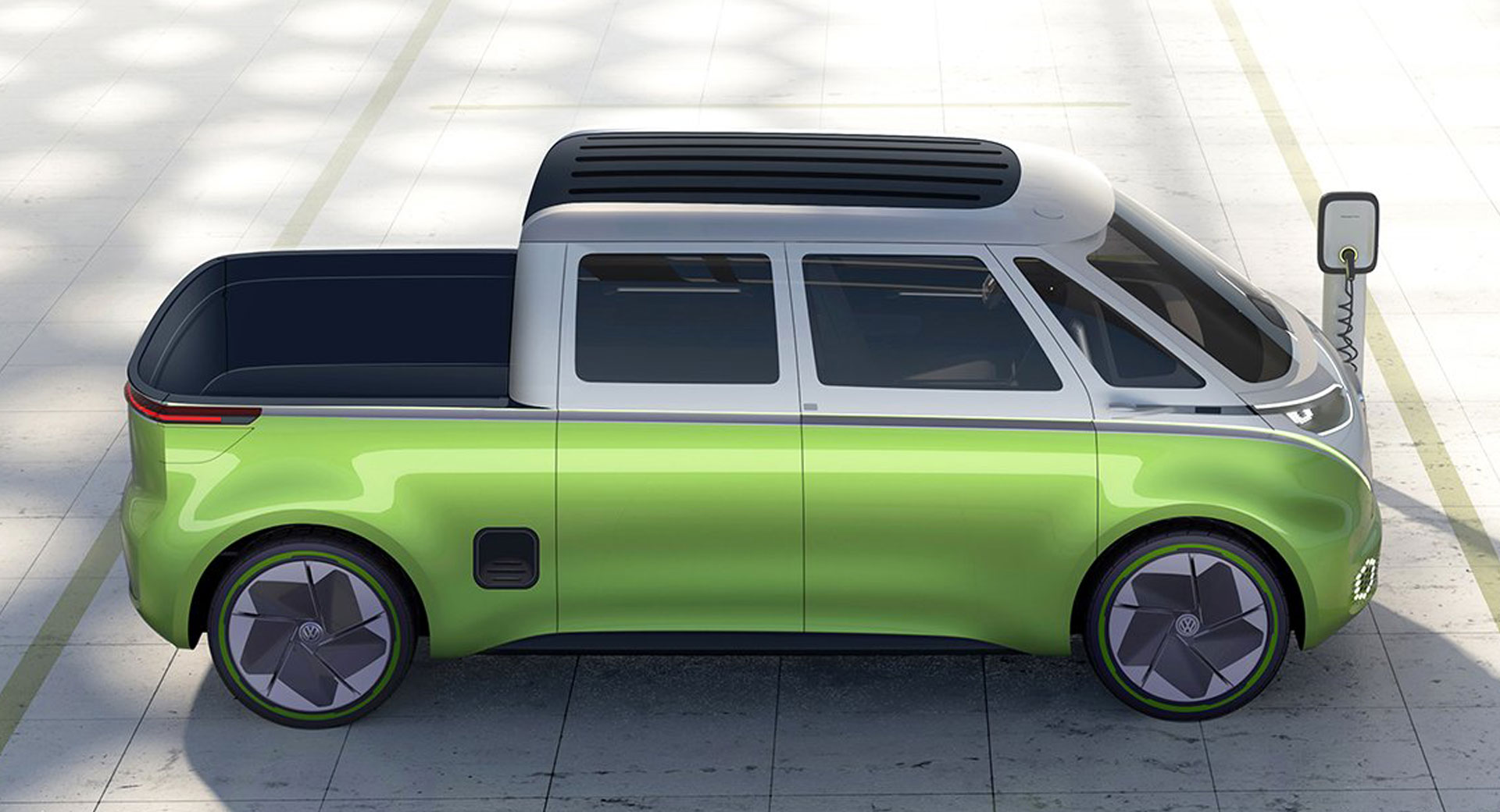 VW Shows Us An Early Concept For An ID. Buzz Pickup Truck - Vimarsana News