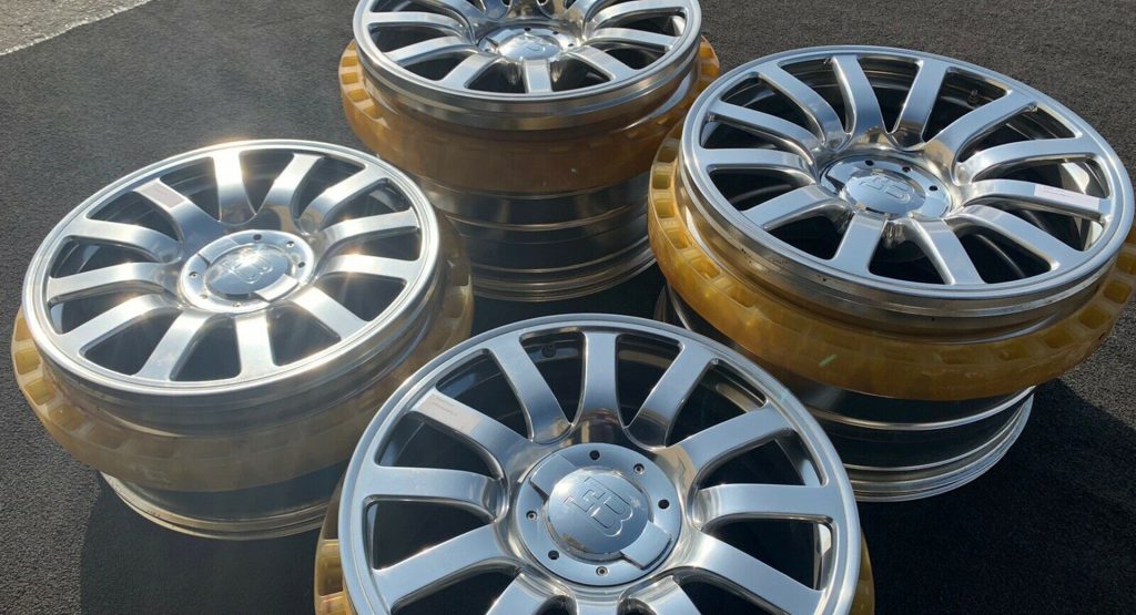 These Bugatti Veyron Wheels Would Make A Great Set Of Barstools