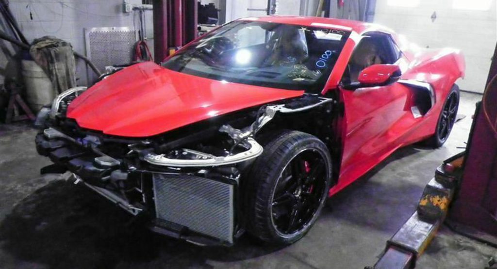  Tornado-Damaged C8 Corvette Parts Hit eBay Before Facing The Crusher