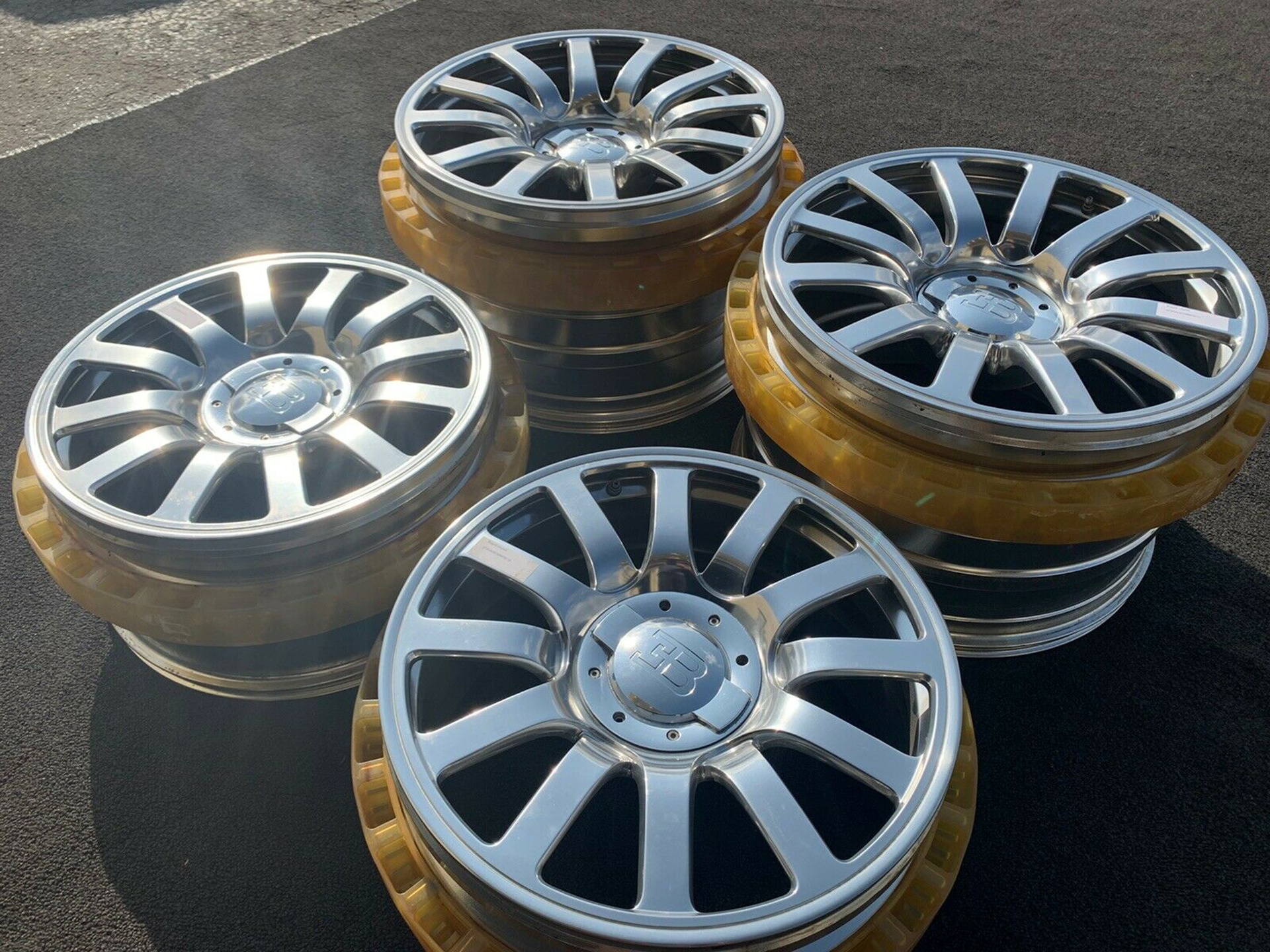 These Bugatti Veyron Wheels Would Make A Great Set Of Barstools