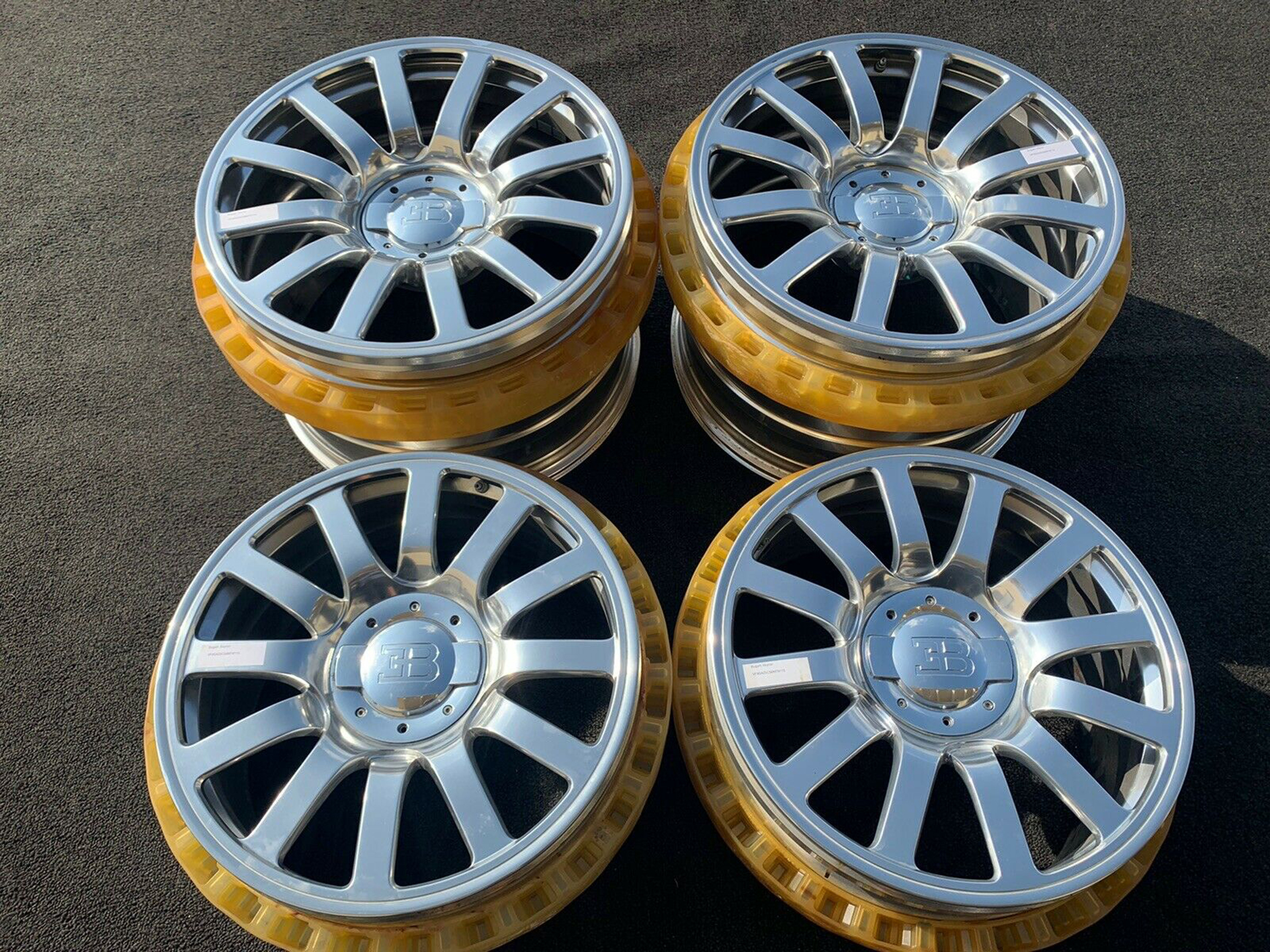 These Bugatti Veyron Wheels Would Make A Great Set Of Barstools