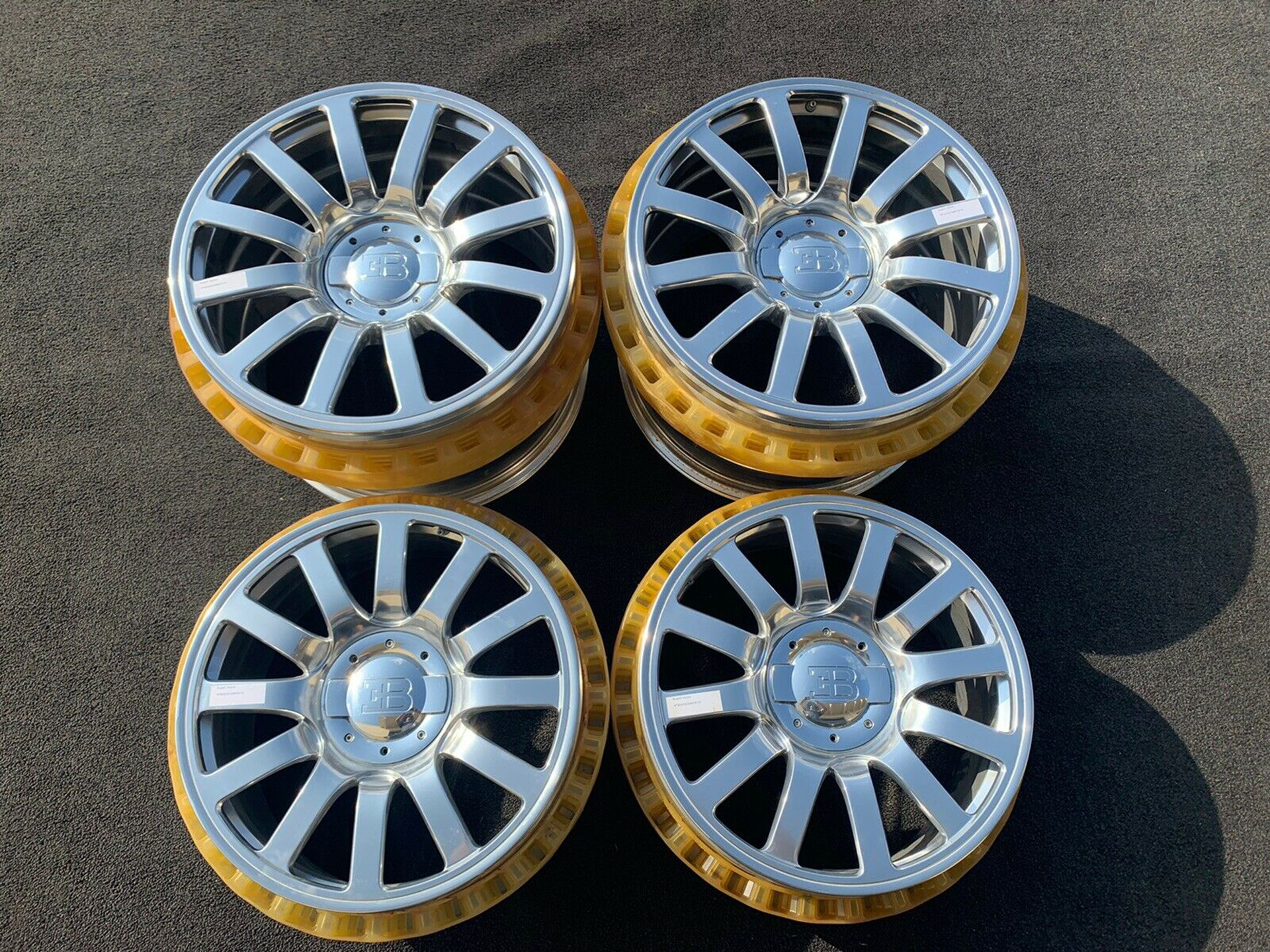 These Bugatti Veyron Wheels Would Make A Great Set Of Barstools