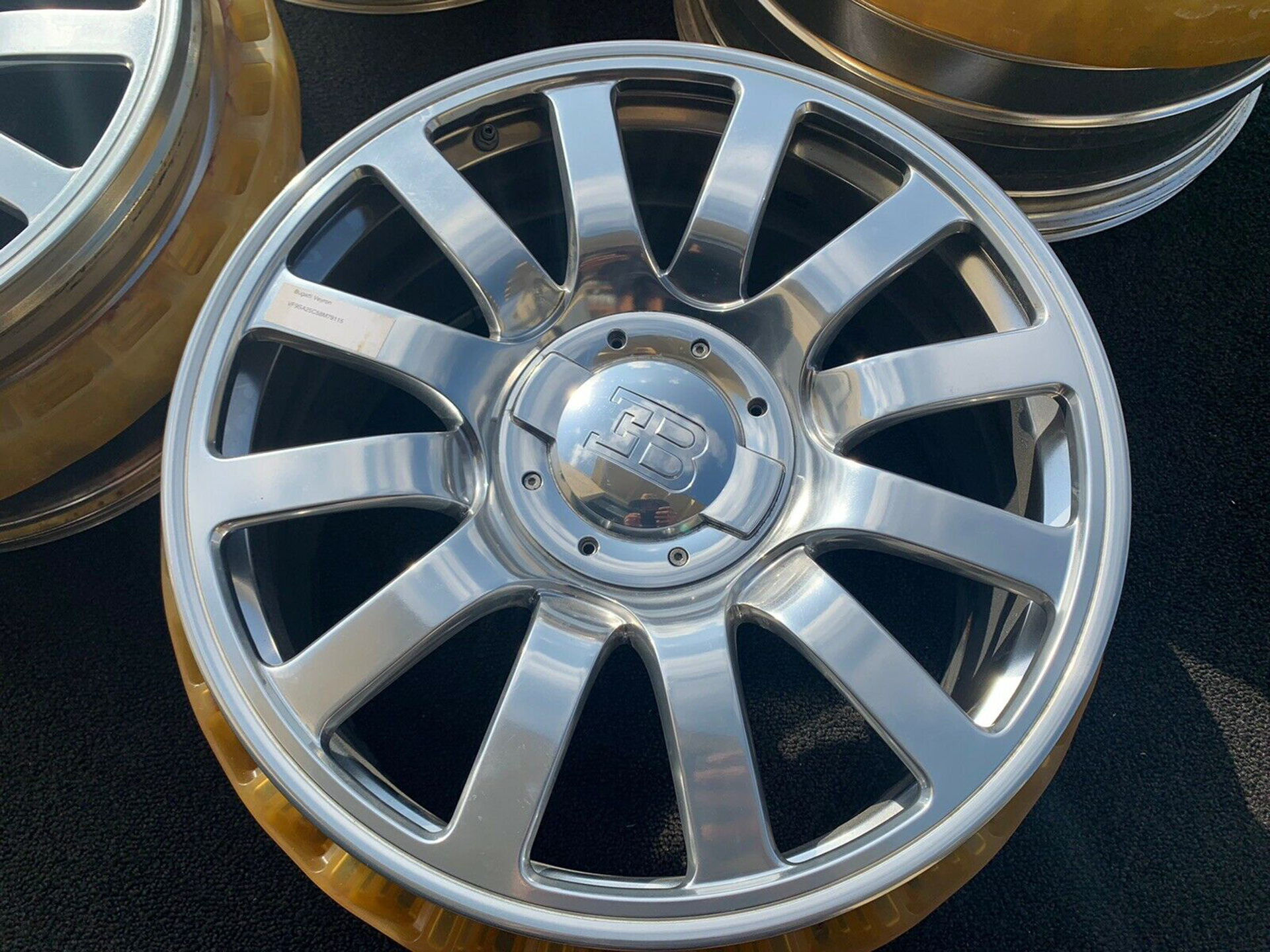 These Bugatti Veyron Wheels Would Make A Great Set Of Barstools